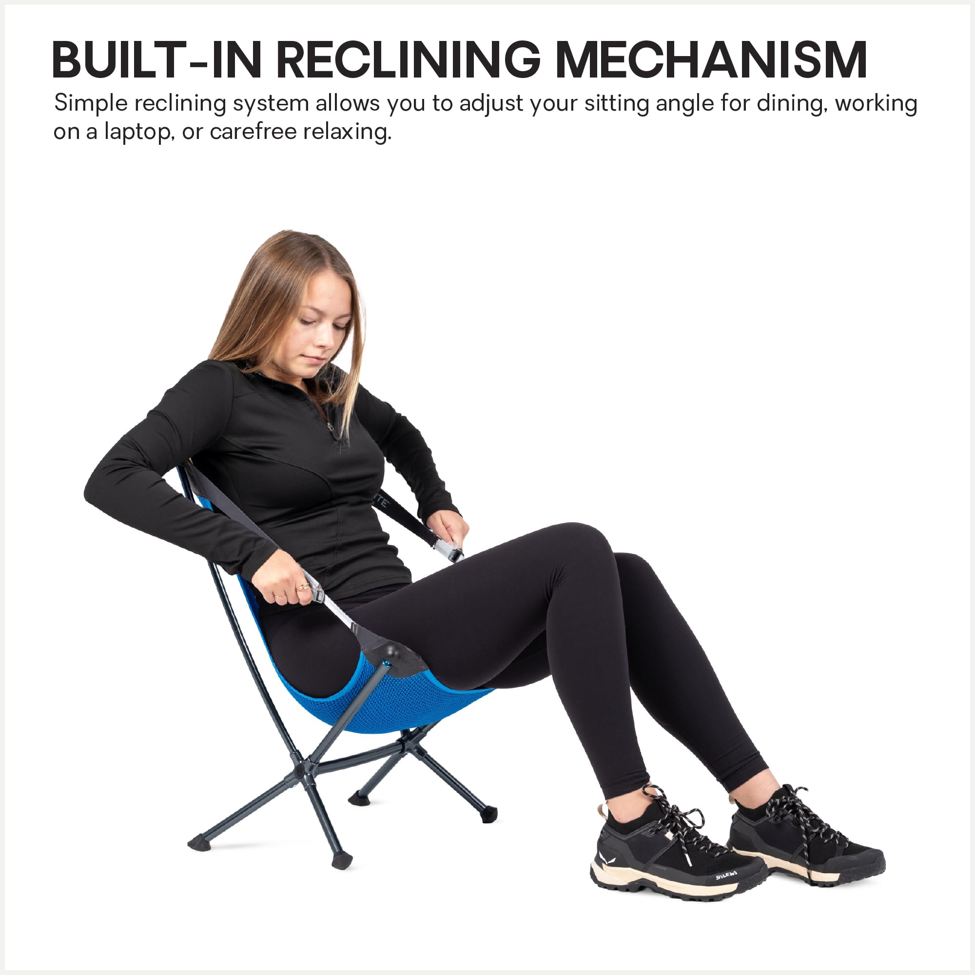 Nemo Equipment Moonlite Reclining Camp Chair - Brilliant Blue